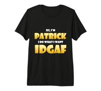 Patrick Costume IDGAF Funny Meme Halloween Costume for Pat Maglietta Premium