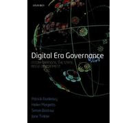 Patrick Dunleavy Helen Margetts Simon Bastow Jane T Digital Era Gove (Tascabile)