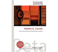 Patrick G. Carrick: Senior Executive Service (United States), Academic