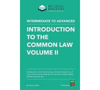 Patrick Griffin Introduction to the Common Law, Vol 2 (Tascabile)