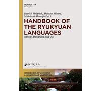 Patrick Heinrich Handbook of the Ryukyuan Languages (Copertina rigida)