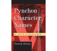 Patrick Hurley Pynchon Character Names (Tascabile)