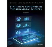 Patrick J. Rosopa Bruce M. King E Statistical Reasoning in the Beha (Tascabile)