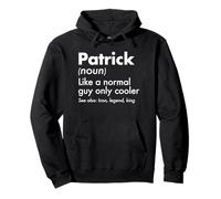 Patrick Like A Normal Guy Only Cooler Legend King Nome Felpa con Cappuccio