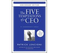 Patrick M. Lencioni The Five Temptations of a CEO (Copertina rigida)