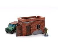 Patrick Miniatures Capannone Sovietico - Zona Alfa Terreno | Wargaming Terreno Postapocalittico 28 mm (20 mm)