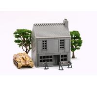 Patrick Miniatures Casa a schiera normanna sulla miglia dello shopping DS-T1 - Tavolo WW2 stampato in 3D | 28 mm, 20 mm, 15 mm (20 mm)