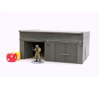 Patrick Miniatures Garage sovietico per Tabletop Wargaming, terreno stampato 3D, edificio industriale e magazzino, adatto per scala da 28 mm e 15 mm (20 mm)