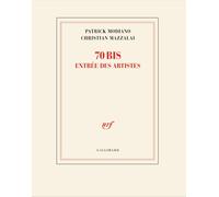 Patrick Modiano 70bis Entree Des Artistes (Tascabile)