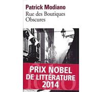 Patrick Modiano Rue des boutiques obscures (Tascabile)