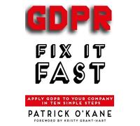 Patrick O'Kane GDPR - Fix it Fast (Tascabile)