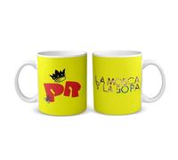 Patrick Re e i suoi Redonditi di Ricota. Argentina. Banda rock argentina. Tazza in ceramica AAA. 325 ml. 11 oz Lavabile in lavastoviglie e utilizzabile nel microonde. Siamo Sportivo Maglietta