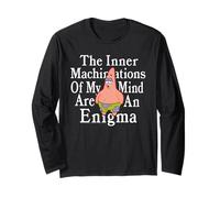 Patrick Star My Mind is an Enigma Funny Existential Cartoon Maglia a Manica