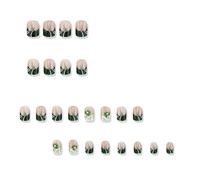 Patrick's Day Press On Nails Unghie finte Colle sulle Unghie Unghie Acriliche Artificiali Stick On Nails Con Disegni Trifoglio