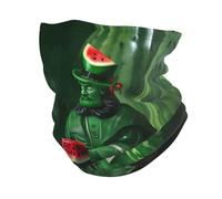 Patrick's Watermelon Festival - Scaldacollo invernale per uomo e donna, in pile, antivento, per sci, escursionismo, ciclismo