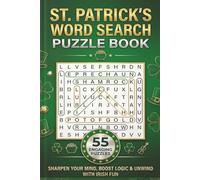 Patrick's Word Search Puzzle Book: 55 Large Print Themed Puzzles for Kids and Adults | Words Found Up, Down, Backward, and Diagonal | Irish Fun for the Whole Family (8.5" x 11")