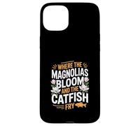 Patrimonio del Mississippi "DOVE FIORISCONO MAGNOLIE E Friggono il pesce gatto" Custodia per iPhone 15 Plus