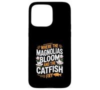 Patrimonio del Mississippi "DOVE FIORISCONO MAGNOLIE E Friggono il pesce gatto" Custodia per iPhone 15 Pro Max