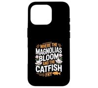 Patrimonio del Mississippi "DOVE FIORISCONO MAGNOLIE E Friggono il pesce gatto" Custodia per iPhone 16 Pro