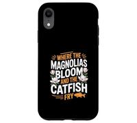 Patrimonio del Mississippi "DOVE FIORISCONO MAGNOLIE E Friggono il pesce gatto" Custodia per iPhone XR