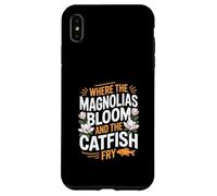 Patrimonio del Mississippi "DOVE FIORISCONO MAGNOLIE E Friggono il pesce gatto" Custodia per iPhone XS Max