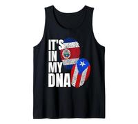 Patrimonio della Bandiera del Dna del Costa Rica e del Portoricano Canotta