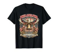 Patrimonio Storico di Filadelfia 1776 2026 Design Liberty Maglietta