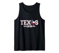 Patrimonio Vintage dello Star State Pride del Texas 1836 Canotta