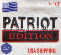 Patriot Edizione Nero Per Tutte Auto Camion Logo Su Emblema Qualità Divertente