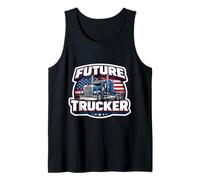 Patriot Future Trucker Bambino Figlio Ragazzo Camionista Americano Canotta