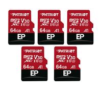 Patriot Memory 64GB A1 / V30 scheda di memoria per Telefoni e Tablet Android, Re