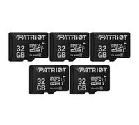 Patriot Memory LX Series micro SD Flash Memory card 32GB - PSF32GMDC105-5 PACK