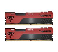 Patriot Memory Viper Elite II DDR4 3600 16GB (2x8GB) C20 Kit di Memoria Gaming RAM XMP 2.0 Nero/Rosso