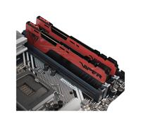 Patriot Memory Viper Elite II DDR4 3600 16GB (2x8GB) C20 Kit di Memoria Gaming RAM XMP 2.0 Nero/Rosso