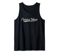 Patriot Mom Vintage Varsity Americana Heritage Pride Canotta