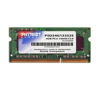 Patriot Memory 4GB DDR3 SODIMM memoria 1 x 4 GB