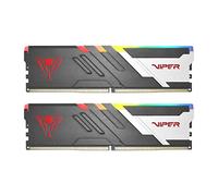 Patriot Viper Venom RGB DDR5 32GB (2 x 16GB) 6600MT/s Kit di Memoria Desktop UDIMM per Gaming - PVVR532G660C34K