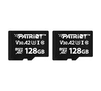 Patriot VX Series 128GB Micro SDXC V30 A2 UHS-I U3 4K UHD Memory Card 2 Pack - PSF128GVX32MCX2