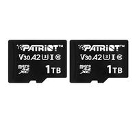 Patriot VX Series 1TB Micro SDXC V30 A2 UHS-I U3 4K UHD Memory Card 2 Pack - PSF1TBVX32MCX2