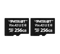 Patriot VX Series 256GB Micro SDXC V30 A2 UHS-I U3 4K UHD Memory Card 2 Pack - PSF256GVX32MCX2