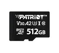 Patriot VX Series 512GB Micro SDXC V30 A2 UHS-I U3 4K UHD Memory Card - PSF512GVX32MCX