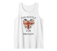 PATRIOTI del Regno Unito Orgoglio Britannico GB Orgoglioso della Battaglia per la Gran Bretagna Canotta