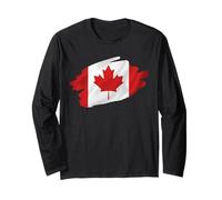 Patriotic Canada Day National Pride Bandiera Canadese Maglia a Manica