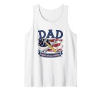 Patriotic Dad Fixer di Tutte Le Cose Canotta