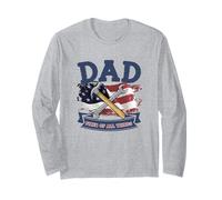 Patriotic Dad Fixer di Tutte Le Cose Maglia a Manica