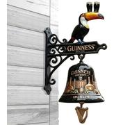 Patriotic Door Bell Mechanical - Cast Metal Welcome Chime, Antique Eagle Wall Mount, 250th Commemorative Porch Ringer, Rustproof Outdoor Farmhouse Hardware | For Homeowners