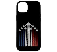 Patriotic Fighter Jets Bandiera USA Rosso Bianco & Blu 4 luglio Custodia per iPhone 14 Plus
