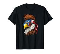 Patriotic Punk Rock Bald Eagle US Bandiera Bandana Cool Aquila Maglietta