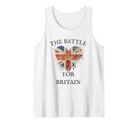 Patriotic UK Pride British GB Orgoglioso della Battaglia per la Gran Bretagna Canotta