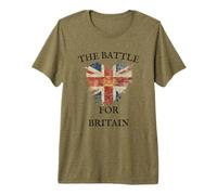 Patriotic UK Pride British GB Orgoglioso della Battaglia per la Gran Bretagna Maglietta Premium